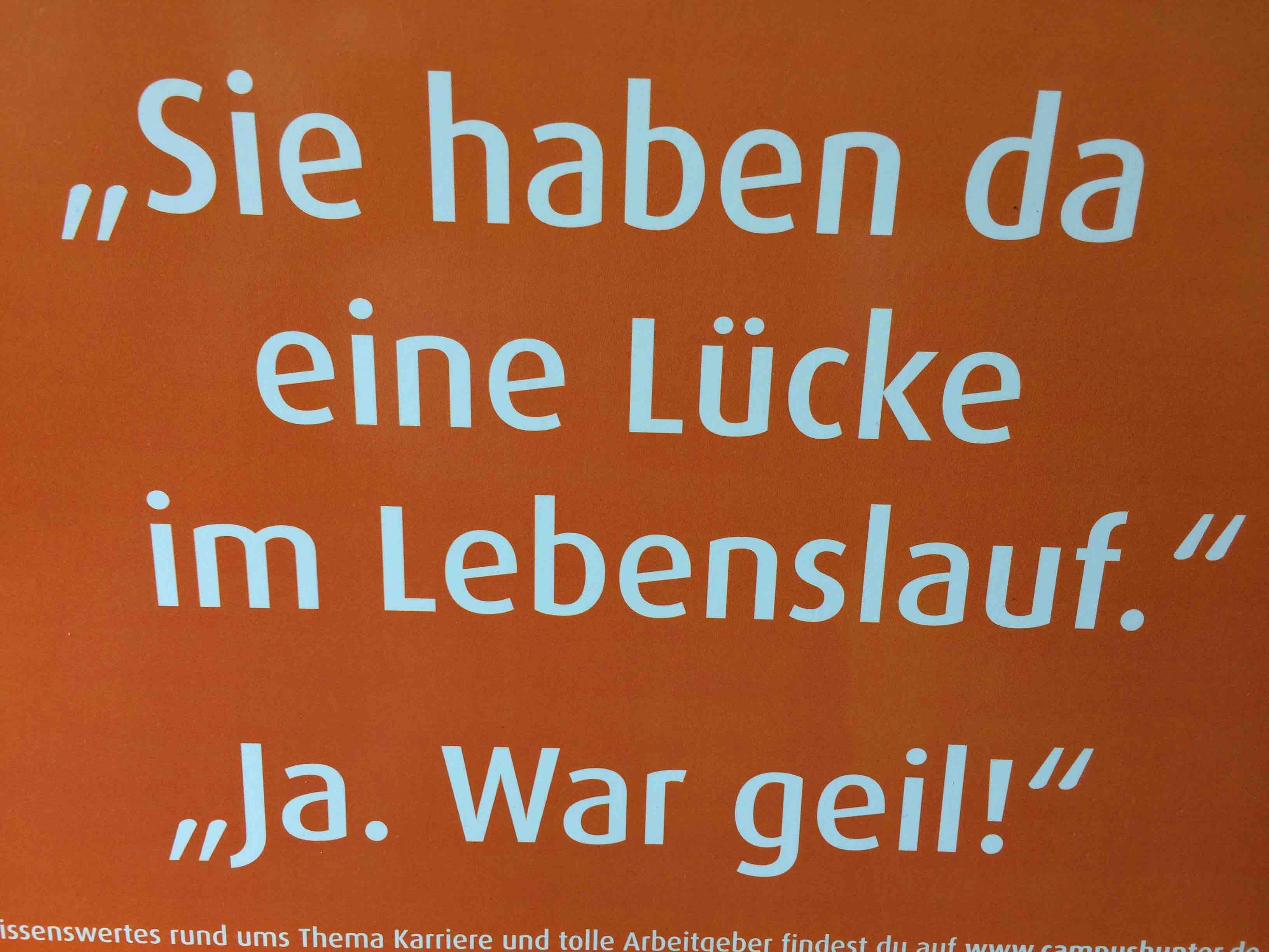 Sie Haben Da Eine Lucke Im Lebenslauf Manager Fur Menschen